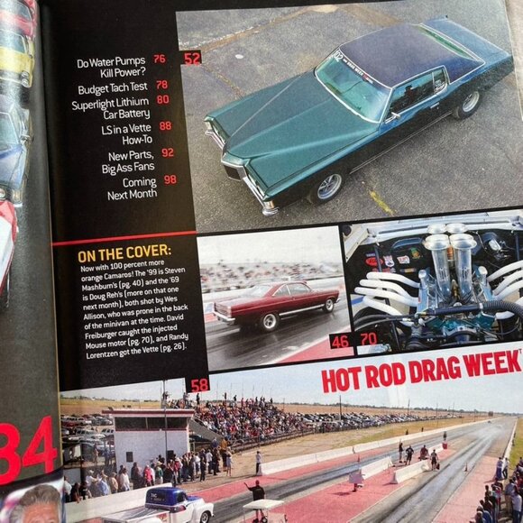 Hot Rod Magazine u January 2012 Mechanical Injection 54 Vette with ZR1 Guts - Picture 4 of 4